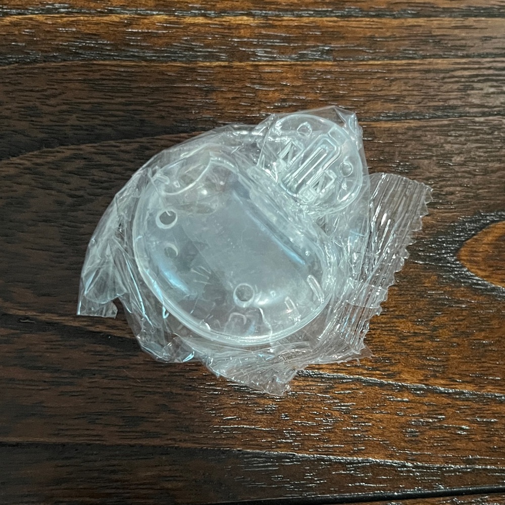 New $2 Add-On Toothbrush Cover Clear Hinged Case Unisex Bathroom Accessory